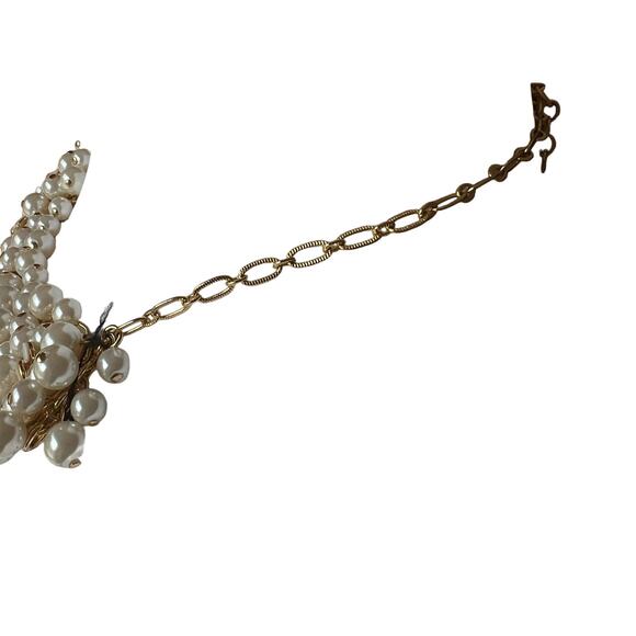 Talbots Pearl Cluster Necklace - Picture 9 of 16